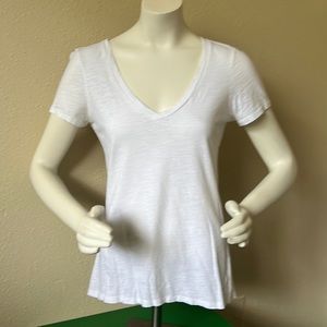 A.E. White V-Neck Tee